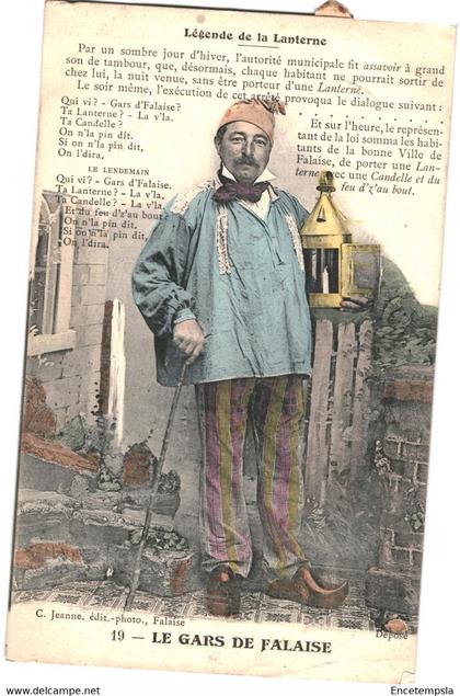 CPA Carte Postale- France- Falaise : Le Gars de Falaise Légende de la Lanterne  VM49026