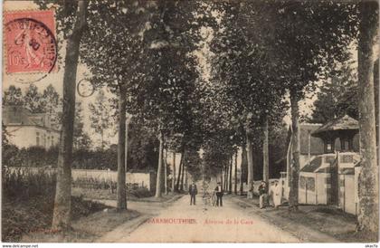 CPA FAREMOUTIERS Avenue de la gare (979973)