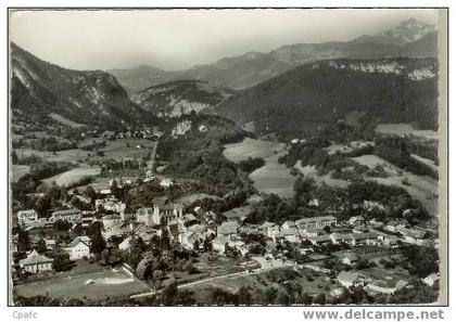 CPSM DENTELEE ST JEOIRE EN FAUCIGNY : VUE GENERALE AERIENNE