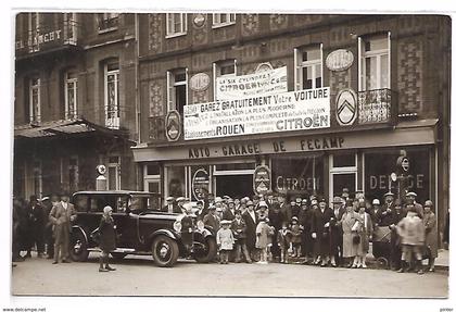 FECAMP - Devanture de l'Auto-Garage de Fécamp - CARTE PHOTO