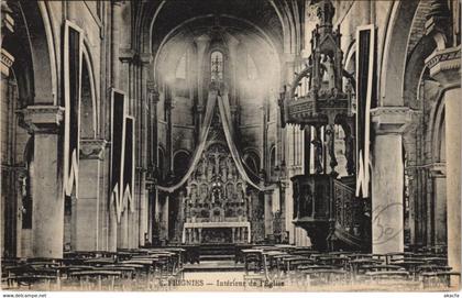 CPA FEIGNIES - Interieur de l'Église (136677)