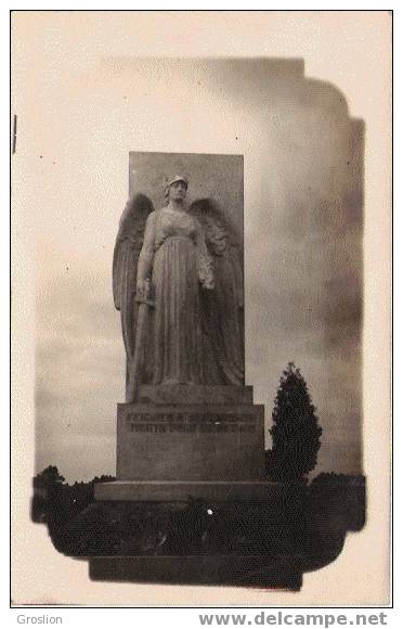 FEIGNIES NORD  CP PHOTO MONUMENT AUX MORTS