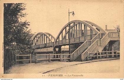 Feignies passerelle thème train