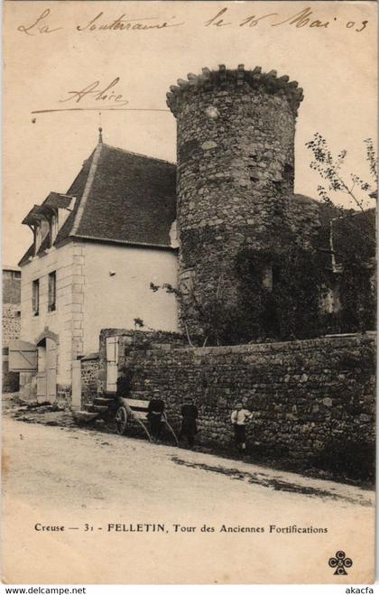 CPA Felletin Tour des Anciennes Fortifications FRANCE (1050572)