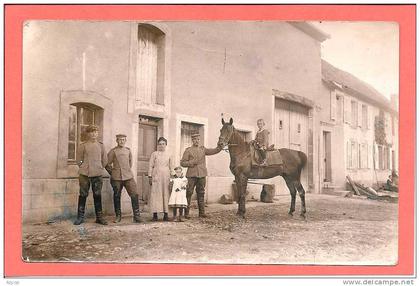 57 - FENETRANGE - CARTE PHOTO - MILITAIRES ALLEMANDS