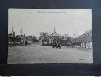 CPA - Feuquières-en-Vimeu - La Place