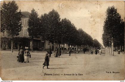 CPA Feurs- Avenue de la Gare FRANCE (907096)