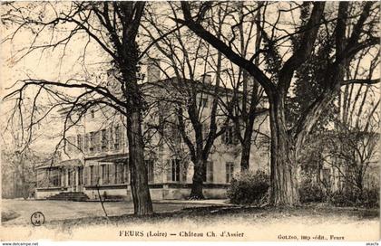 CPA Feurs- Chateau Ch. D'Assier FRANCE (907106)