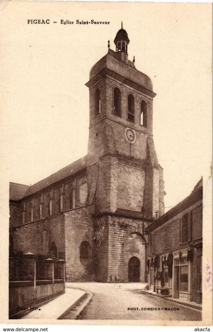 CPA FIGEAC - Église St-SAUVEUR (224194)