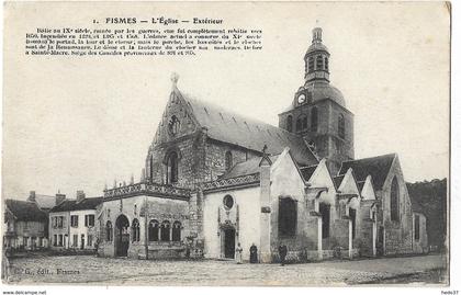 Fismes - L'Eglise - Extérieur