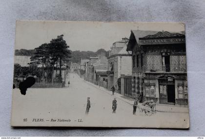 Flers, rue Nationale, Orne 61