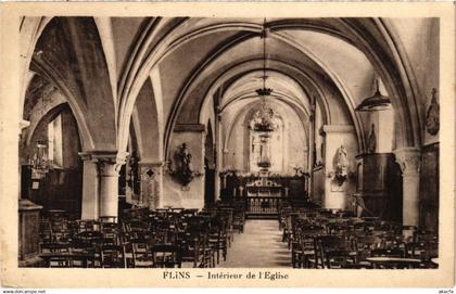 CPA FLINS-sur-SEINE Interieur de l'Eglise (1384916)