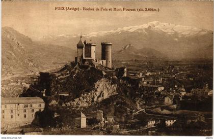 CPA Foix- Rochers de Foix et Mont Fourcat FRANCE (1040196)