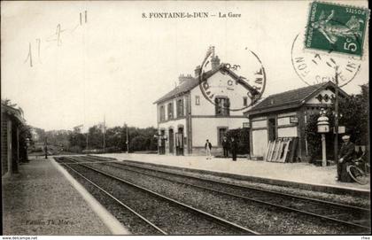 76 - FONTAINE-LE-DUN - gare -