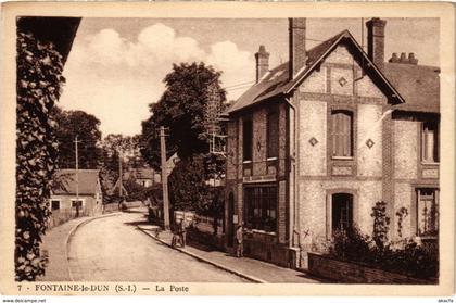 CPA Fontaine-le-Dun - La Poste (105387)