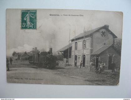 CPA Gare :  Gueures  -   Gare de Gueures-Ville