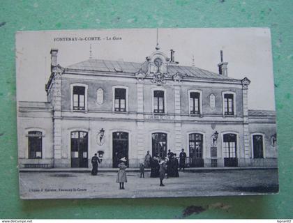 FONTENAY-LE-COMTE. VENDEE. LA GARE.