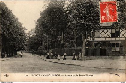 CPA FONTENAY-sous-BOIS Avenue de la Dame-Blanche (869462)