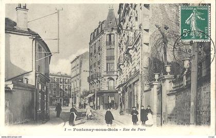 CPA Fontenay-sous-Bois Rue du Parc