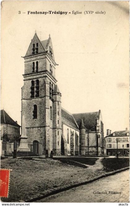 CPA Fontenay-Tresigny Eglise FRANCE (1289922)