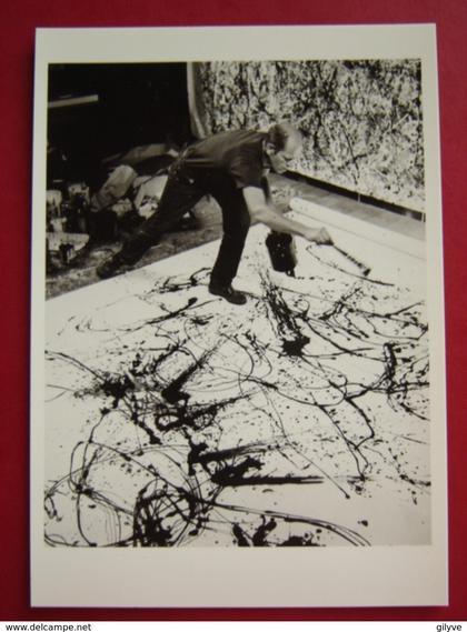 Carte postale.Photo de Hans Namuth."Jackson Pollock" Arles (1988)