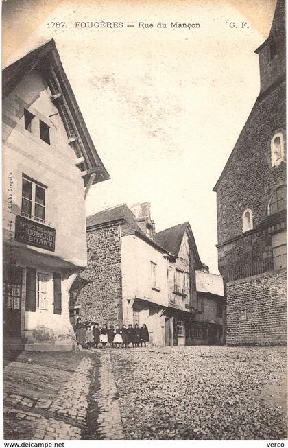 Carte  Postale  ancienne de FOUGERES