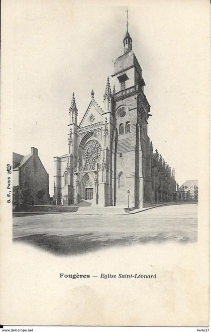 Fougères - Eglise St-Léonard