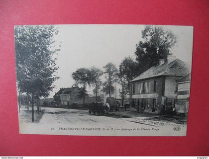 Carte    Franconville-Sannois  Auberge de la Maison Rouge   Seheut  Aubergiste