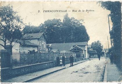 CPA Franconville Rue de la Station