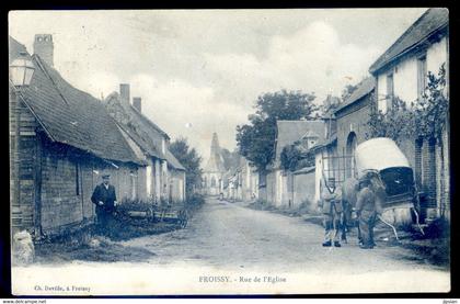 cpa du 60  Froissy --  rue de l' église      AOUT22-12