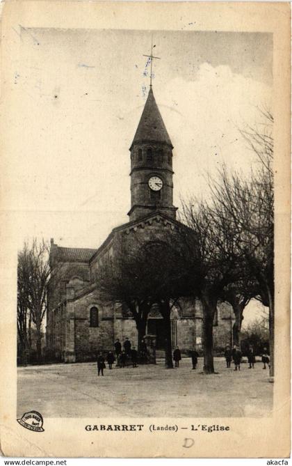 CPA GABARRET - L'Église - Landes (776899)