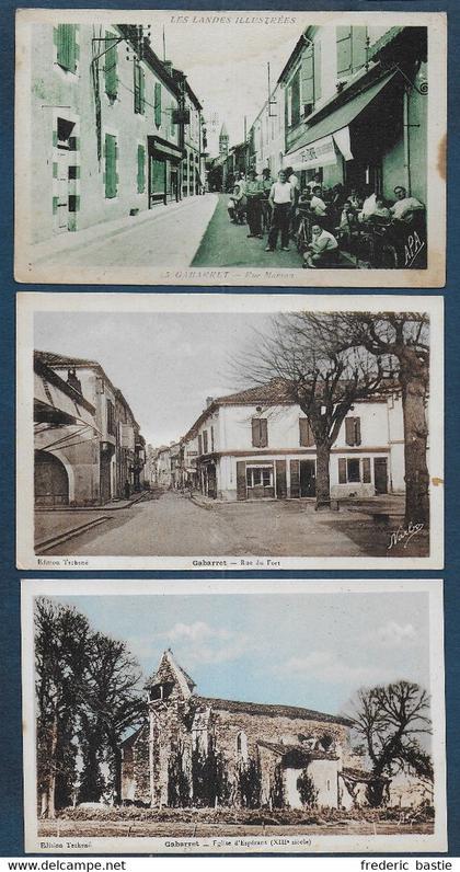 GABARRET - 3 cartes