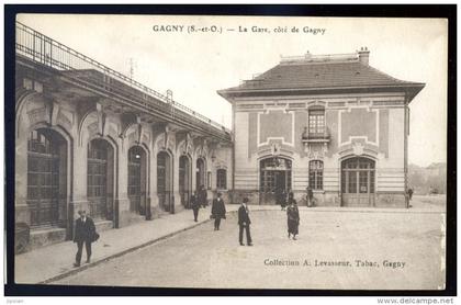 cpa du 93 Gagny -- la Gare côté de Gagny    LIOB5