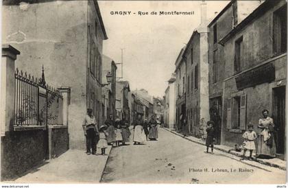 CPA GAGNY - Rue de MONTFERMEIL (44568)