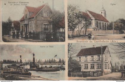 67 - GAMBSHEIM - Souvenir de Gambsheim