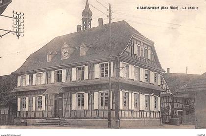 67 .n° 110094 . gambsheim . la mairie .