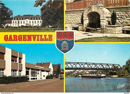 78 - Gargenville - Multivues - Blasons - CPM - Carte Neuve - Voir Scans Recto-Verso