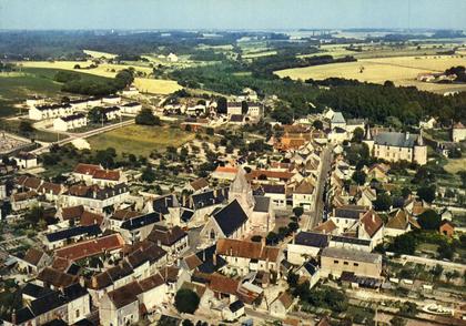 Genillé 37 -  Panorama aérien