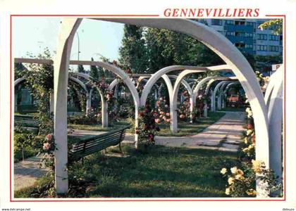 92 - Gennevilliers - La Roseraie - Fleurs - Roses - CPM - Voir Scans Recto-Verso