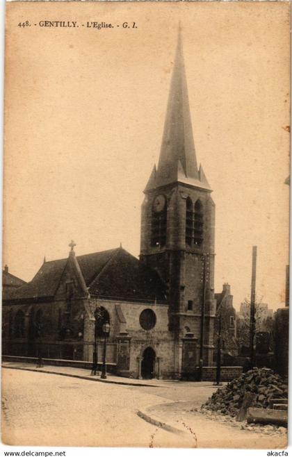 CPA AK Gentilly L'Eglise FRANCE (1283042)