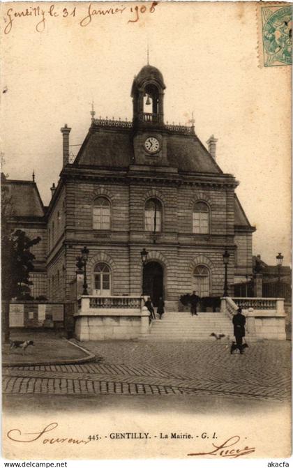 CPA AK Gentilly La Mairie FRANCE (1283040)