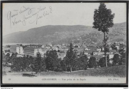 Gerardmer - Vue prise de la Rayée