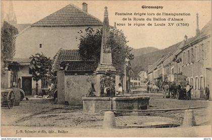 CPA GIROMAGNY - Fontaine erigée lors de l'inauguration (142580)