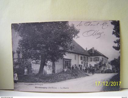 GIROMAGNY (TERRITOIRE DE BELFORT) LES COMMERCES. LES MAGASINS. LA MAIRIE.