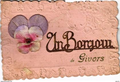 CPA Givors - Un Bonjour de Givors - Postcard with Inlay (1036295)