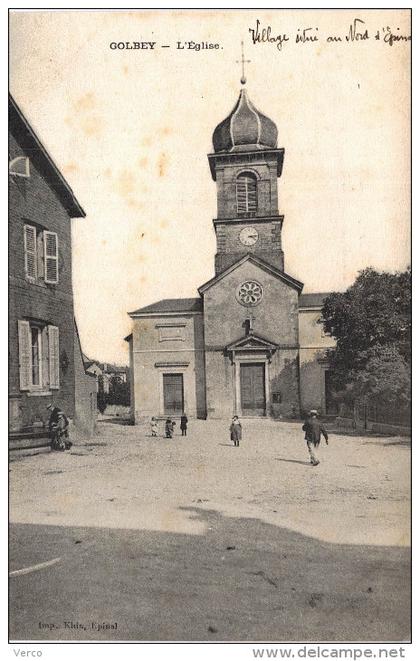 Carte Postale Ancienne de GOLBEY