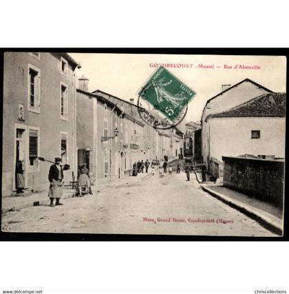 55 - GONDRECOURT (Meuse) - Rue d'Abainville