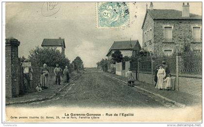 CPA 95 LA GARENNE  GONESSE RUE DE L EGALITE