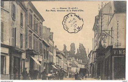 Gonesse - Rue Paris, direction de la Patte-d'Oie