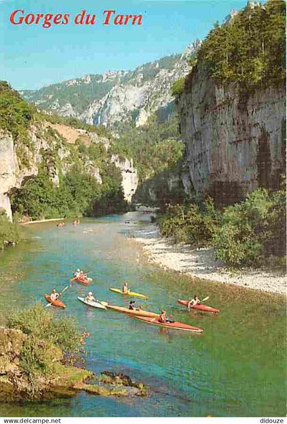 48 - Les Gorges du Tarn - Descente en Canoes-Kayaks dans les Détroits des Gorges du Tarn - CPM - Voir Scans Recto-Verso